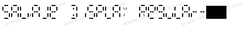 Salvaje Display Regular字体转换